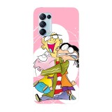 Husa compatibila cu Oppo A72 model Ed Edd n Eddy Hug, Silicon, TPU, Viceversa, Transparent, Carcasa