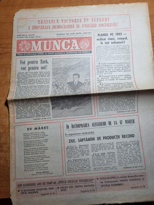 munca 15 martie 1985-epoca ceausescu-metroul,sibiu,mioveni,canalul dunare mare foto