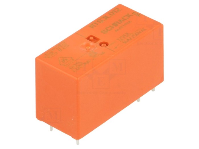 Releu electromagnetic 12VDC 16A THT