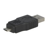 Adaptor USB 2.0 USB A tata - mufa tata USB B micro mufa nichelat VCOM CA416-PB