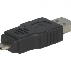 Adaptor USB 2.0 USB A tata - mufa tata USB B micro mufa nichelat VCOM CA416-PB