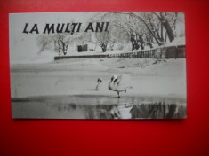 HOPCT 9093 PEISAJ DE IARNA/LA MULTI ANI / -FELICITARE ANIVERSARA-1 FILA -CIRCULATA