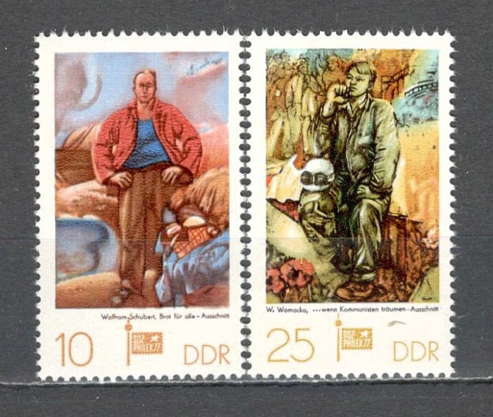 D.D.R.1977 Expozitia filatelica SOZPHILEX-Pictura SD.444