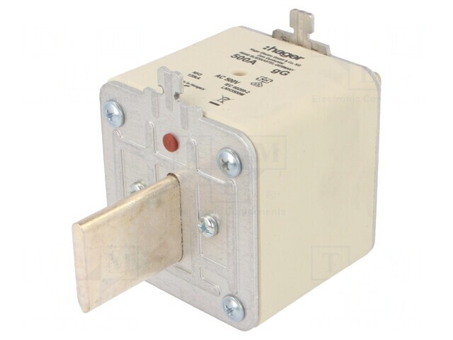 Siguranță Industrială gG 500A 500VAC NH3