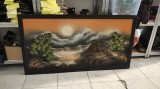 Cumpara ieftin Tablou pictat 3d 127cm X 68cm #HAN, Abstract, Fresca