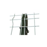 Brida Prindere Panou Gard Verde 20x40mm, Otel Zincat, Colier Tip U, Placuta si Piulite M6, Montaj Rapid