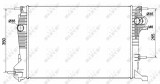 NRF 53136 Radiator, racire motor