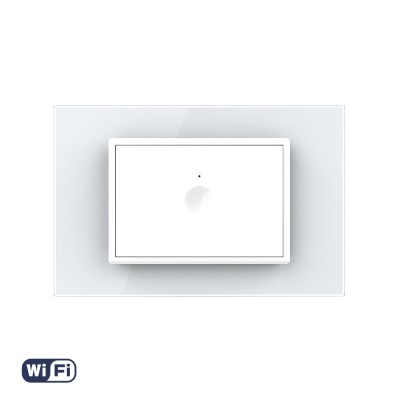 Intrerupator Simplu WIFI cu Touch LIVOLO, standard italian &amp;ndash; Serie Noua, Alb SmartElectro IntelligentHouse foto