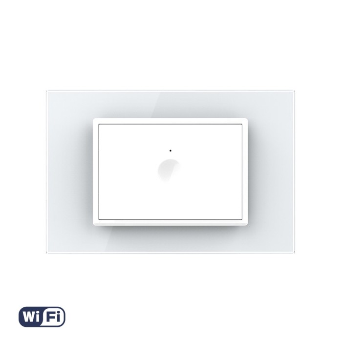 Intrerupator Simplu WIFI cu Touch LIVOLO, standard italian &ndash; Serie Noua, Alb SmartElectro IntelligentHouse