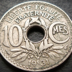 Moneda istorica 10 CENTIMES - FRANTA, anul 1931 * cod 3192