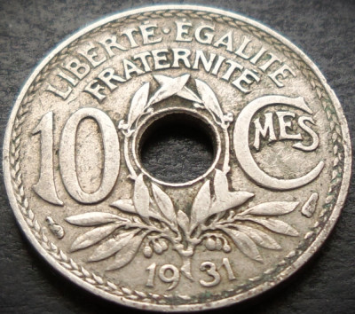 Moneda istorica 10 CENTIMES - FRANTA, anul 1931 * cod 3192 foto