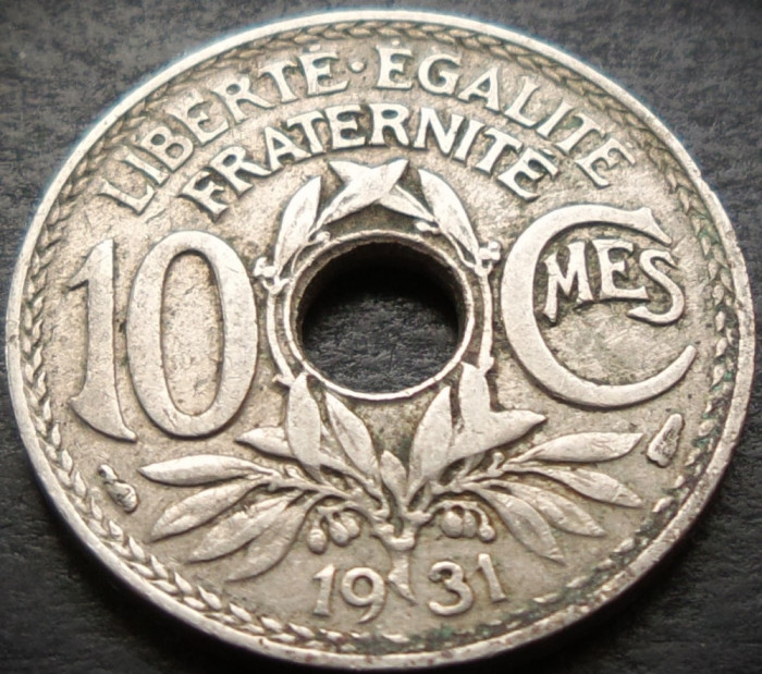 Moneda istorica 10 CENTIMES - FRANTA, anul 1931 * cod 3192
