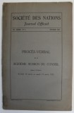 SOCIETE DES NATIONS , JOURNAL OFFICIEL , III e ANNEE , NO. 2 , FEVRIER , 1922