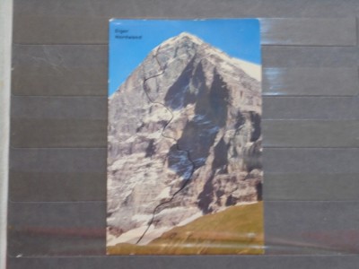 ELVETIA - EIGER- NORDWAND - TRASEUL DE URMAT DE ALPINISTI CU CELE 9 OPRIRI - foto
