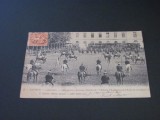 Școala de Cavalerie din Saumur &quot;Carrousel, Repriză de Sauturi&quot; - Carte Poștală Vintage Franța (posibil perioada 1900-1950)