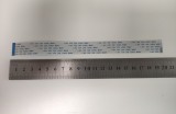 Cablu panglica AWM 20634 80C 60V VW-1, 0.5mm latime intre pini, 34 pini fata verso, 20cm lungime
