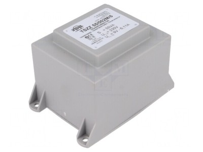 Transformator &amp;icirc;ncapsulat 55VA 230VAC 9V 6,1A PCB foto
