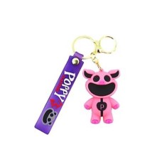 Figurină breloc Creaturi Z&acirc;mbitoare, PickyPiggy, Roz, 8cm