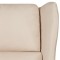 Fotoliu rabatabil, crem, material textil - 5
