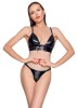 Set 2 Piese din Vinil, Negru, M