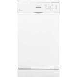 Masina de spalat vase Heinner HDW-FS4552WE++, 10 seturi, Rapid 30, Eco, Aquastop, Cos ajustabil, 11 l, 85 cm, Alb