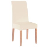 Husa universala pentru scaun, marime universala, poliester si spandex, 45 x 60 cm, bej Household NewTrend