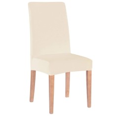 Husa universala pentru scaun, marime universala, poliester si spandex, 45 x 60 cm, bej Household NewTrend