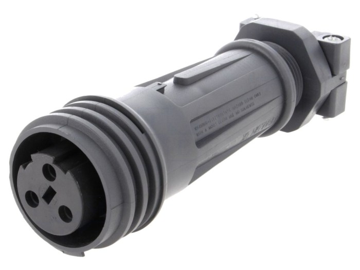 Conector circular mamă 3 pini IP68
