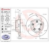 Disc frana Porsche Panamera (970), Panamera (971), Panamera Sport Turismo (971), Spate, Dreapta, 330X28mm, ventilat, BREMBO