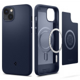 Cumpara ieftin Husa pentru iPhone 14, Spigen Mag Armor, Navy Blue