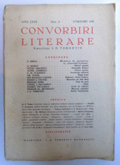 CONVORBIRI LITERARE - ANUL LXXII , NR. 2 , FEBRUARIE 1939 foto