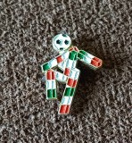 Insigna fotbal - "CIAO" Mascota Campionatului Mondial de Fotbal - ITALIA 1990