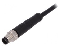 Conector M5 mufa tată 4 pini drept IP67 1m