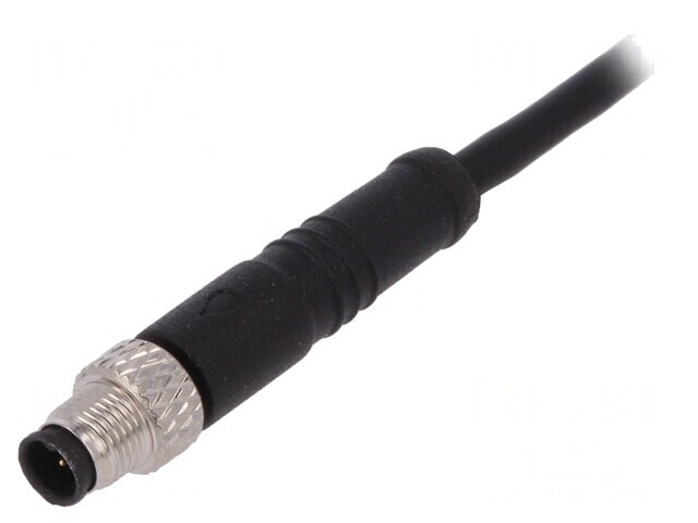 Conector M5 mufa tată 4 pini drept IP67 1m