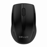 MOUSE DELUX, PC sau NB, wireless, 2.4GHz, optic, 1600 dpi, butoane/scroll 3/1,