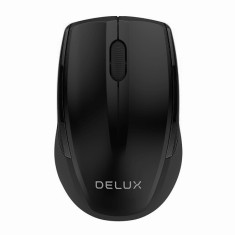 MOUSE DELUX, PC sau NB, wireless, 2.4GHz, optic, 1600 dpi, butoane/scroll 3/1, foto