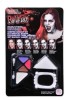 Set Machiaj Vampir Halloween cu Proteză &ndash; Fii Creatura Nocturnă!, 30, Alb