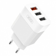 Incarcator Retea USB XO Design L72, 3 x USB, Quick Charge, 18W, Alb