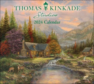 Thomas Kinkade Studios 2024 Deluxe Wall Calendar foto
