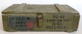 Lada militara de munitie rom&acirc;nească pentru 20 grenade, productie RPR 1953, stare perfecta