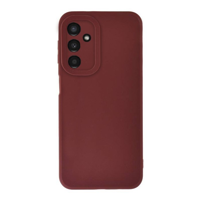 Husa soft silicon compatibila cu samsung galaxy a54, matte efect, camera ultra safe, plumb