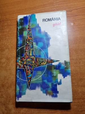 romania ghid turistic - din anul 1969 - dimensiuni 60/42 cm foto