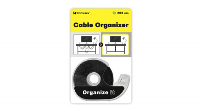 Wozinsky organizator de cabluri, pachet de 15mm, 2m foto