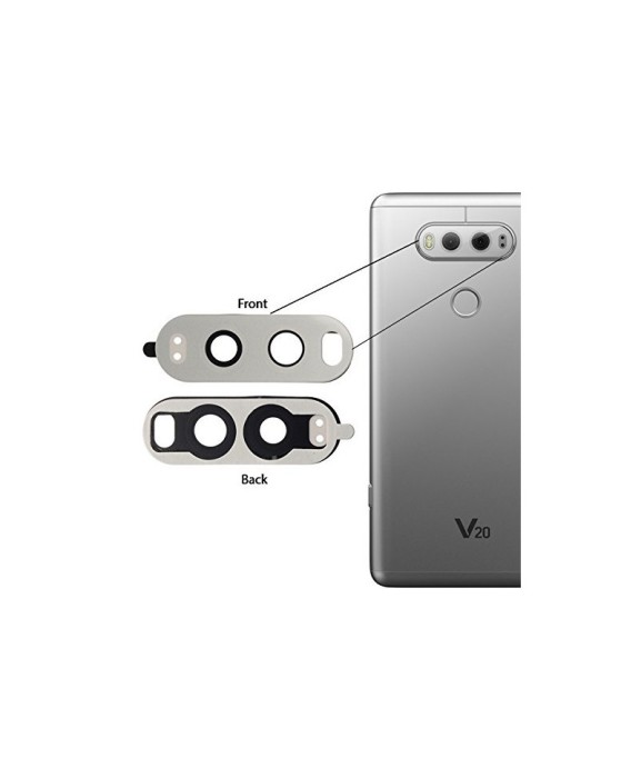Geam Camera Pentru LG V20 Argintiu
