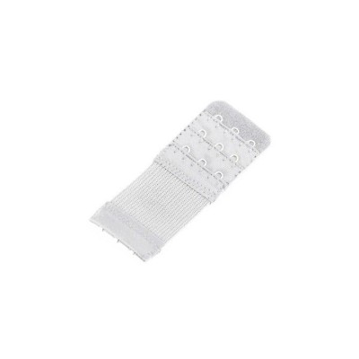 Extensie pentru sutien, 3x3 prinderi latime 3.8 cm, lungime 8 cm - Alb foto