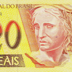 Bancnota Brazilia 20 Reais (2001) - P250a aUNC