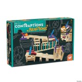 Joc STEM de constructie, din lemn, de tip marble run. Keva Constructions Reactions Planks