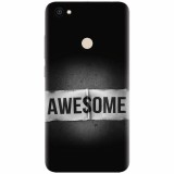 Husa silicon pentru Xiaomi Redmi Note 5A, Awesome Label Dark