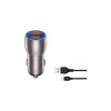 Incarcator auto SMART Quick charge USB QC3.0 36W + cablu lightning compatibil Iphone Cod: XO-CC52A Automotive TrustedCars, Oem