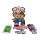 Set de creatie cu diamante - maimute cu suport